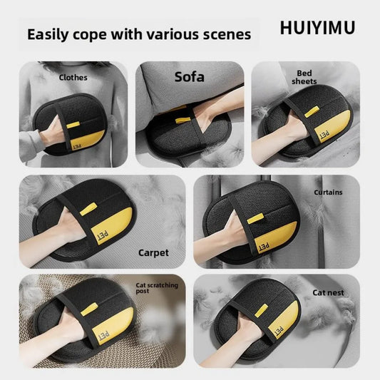 "FurMate™ Dual-Action Pet Grooming Glove"